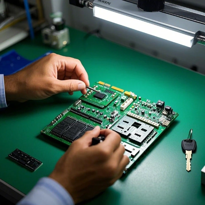Monta de la placa base clon Klave PCBA Assembly